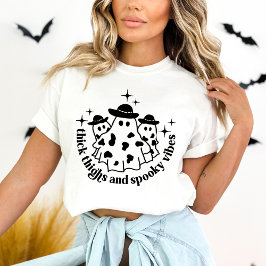 Camiseta Espesos y vibraciones estremecedoras Halloween