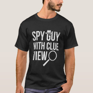Camiseta Espía Con Punto De Vista De Pista Para Una Investi