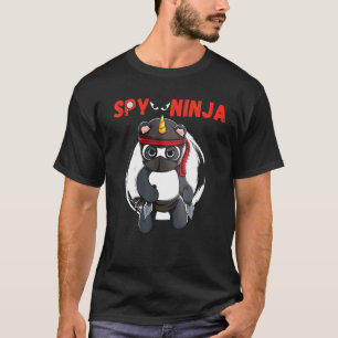 Camiseta Espía de Guay Juego de Ninjas Gamer Disfrazó a chi
