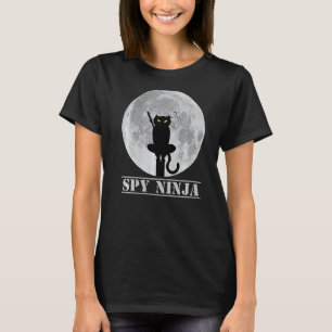 Camiseta Espía de juegos de Guay Mes Ninja Gamer Niño Gato