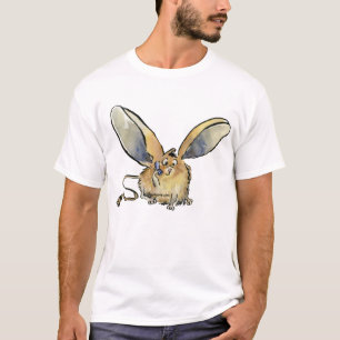 Camiseta espigada larga de Jerboa del dibujo