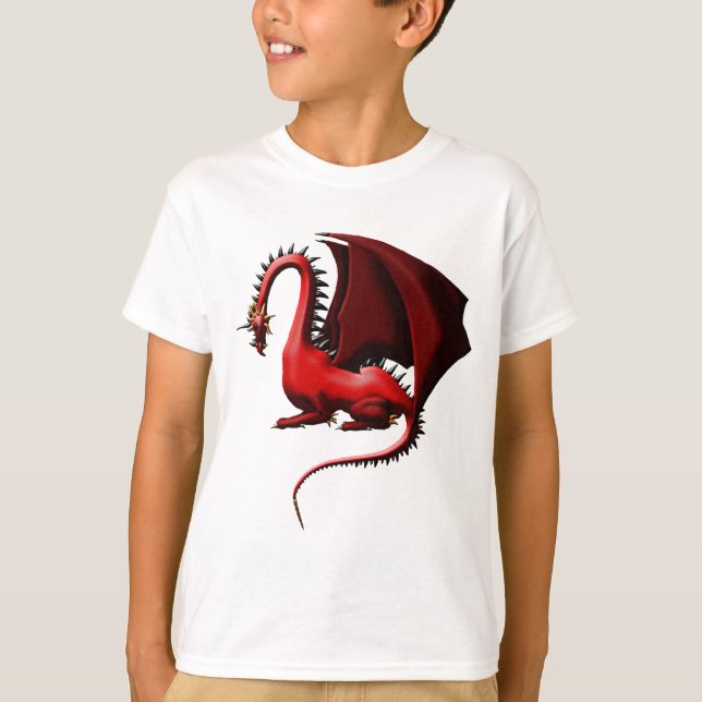 Camiseta Espina, el dragón rojo (Anverso)