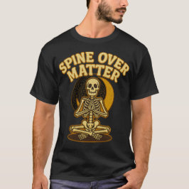 Camiseta Espina sobre el esqueleto de la materia Yoga Vinta