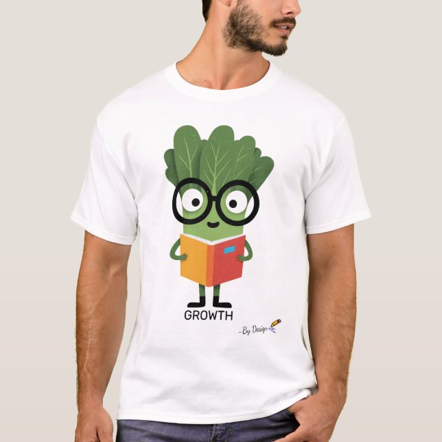 Camiseta Espinacas con gafas | CRECIMIENTO - Por diseño (Anverso)