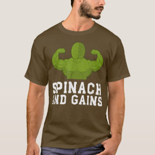 Camiseta Espinacas Orgánicas Del Bebé Y Vegetariano De Kale