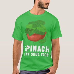 Camiseta Espinacas Orgánicas Del Bebé Y Vegetariano De Kale