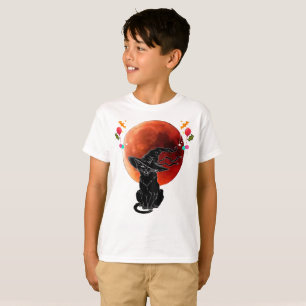 Camiseta Espinosa época Halloween 2025 Gato negro Luna llen