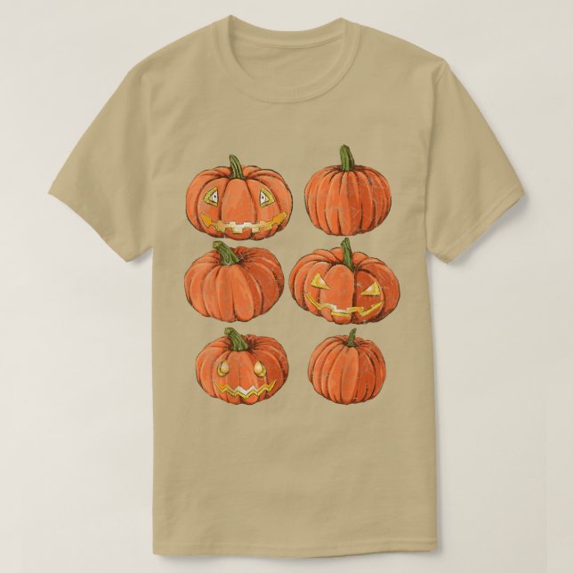 Camiseta Espinoso disfraz de Halloween Jack O Lantern Spook (Diseño del anverso)