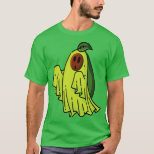 Camiseta Espinoso fantasma de halloween con fruta aguada