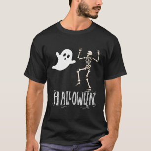 Camiseta Espinoso Fantasma De Halloween Y Funny Esqueleto
