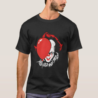 Camiseta Espinoso Payaso Con Un Globo Rojo Que Mentiste