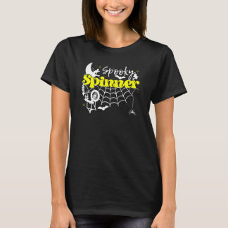 Camiseta Espinoso Spinner Cute Halloween Girando manos