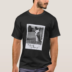 Camiseta Espío con mi ojo de llama, divertida llama anima q