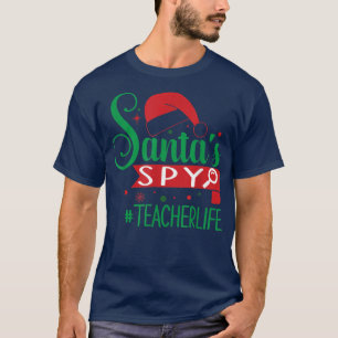 Camiseta Espionaje de Santa Claus: El profesor favorito Ch