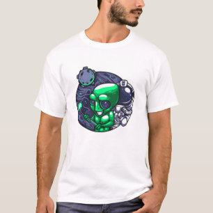 Camiseta Espiral Alien Selfie Para Ventilador Del Espacio D