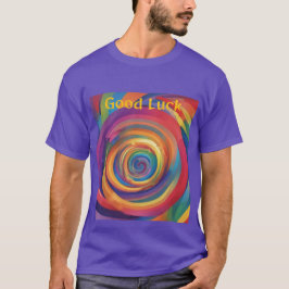 Camiseta Espiral arcoiris de suerte buena suerte