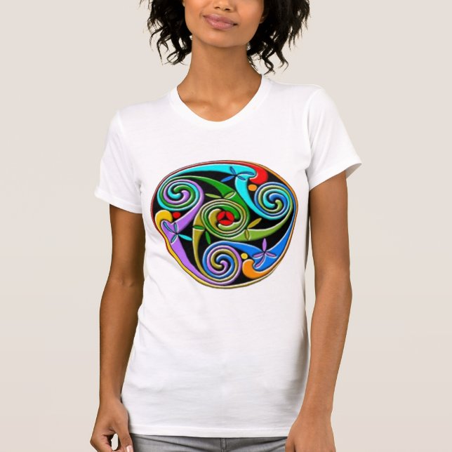 Camiseta espiral céltica (Anverso)