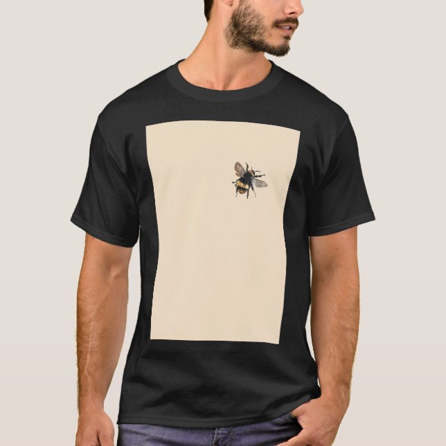 Camiseta Espiral de abejas con burbujas (Anverso)