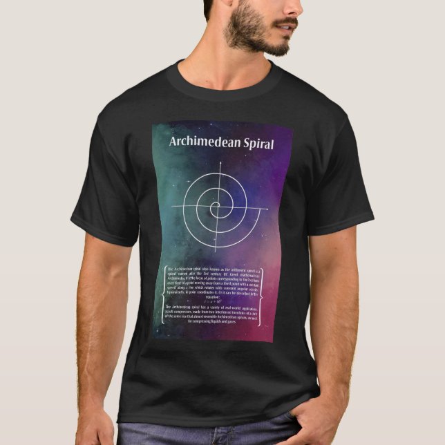 Camiseta Espiral de Archimedean (Anverso)