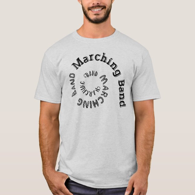 Camiseta Espiral de bandas de marcha (Anverso)