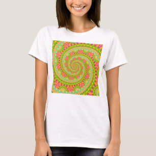 Camiseta Espiral de energía de las flores SUNNY