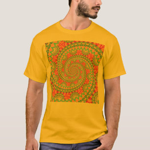 Camiseta Espiral de energía de las flores SUNNY