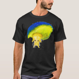 Camiseta Espiral de espiral de hongos brillantes para el ho