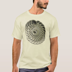 Camiseta espiral de los cráneos