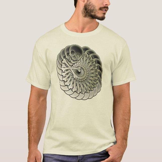 Camiseta espiral de los cráneos (Anverso)