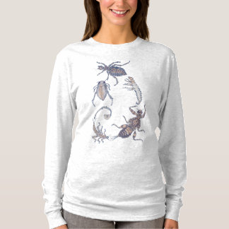 Camiseta Espiral de manchas de agua dulce Fibonacci