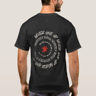 Camiseta Espiral de resiliencia con el florecimiento rebeld