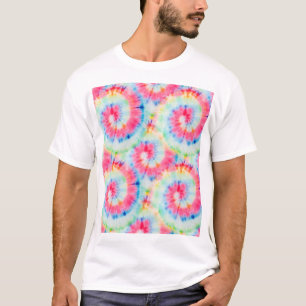 Camiseta Espiral de tinte, arte acuarela.