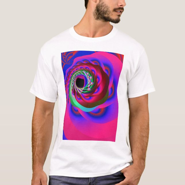 Camiseta espiral del chakra del corazón (Anverso)