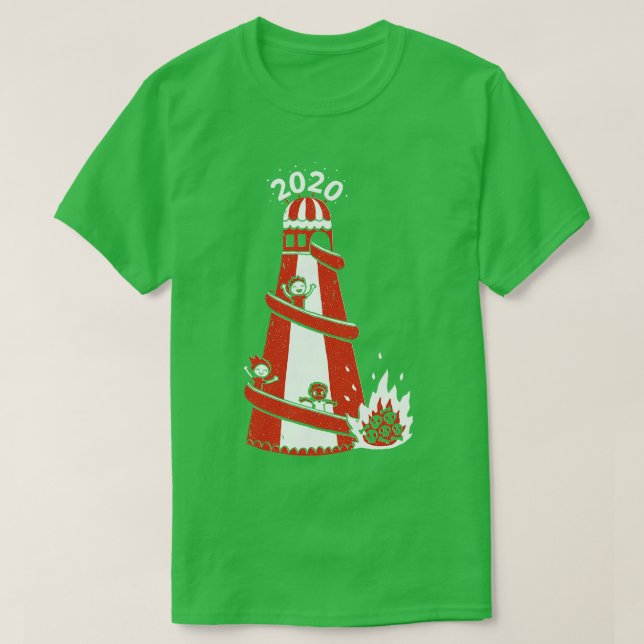 Camiseta Espiral descendente de 2020 (Diseño del anverso)
