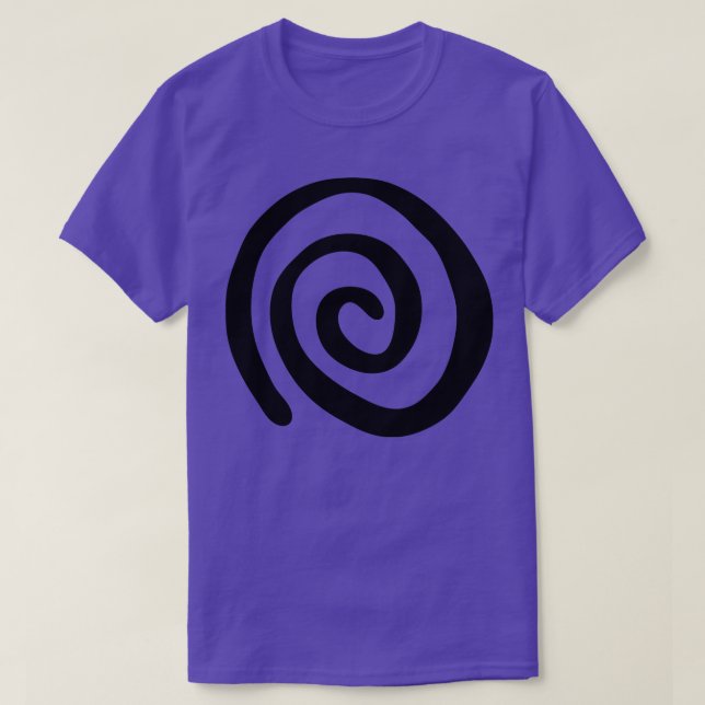Camiseta Espiral hipnotizante (Diseño del anverso)