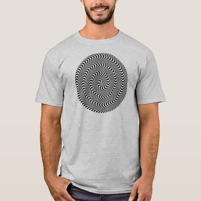 Camiseta Espiral óptico plausible del bloque (Anverso)