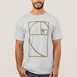Camiseta Espiral sagrado de Fibonacci del coeficiente de