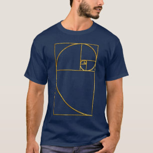 Camiseta Espiral sagrado de Fibonacci del coeficiente de
