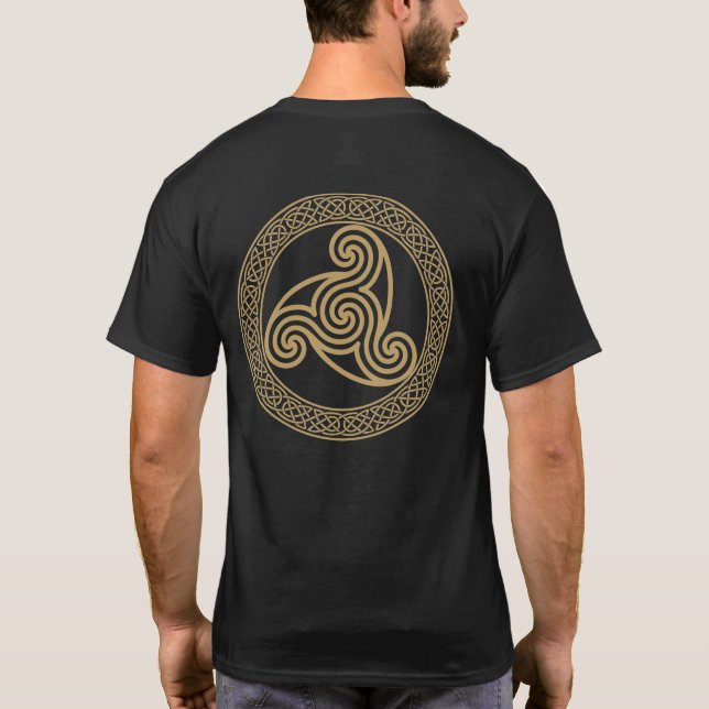 Camiseta Espiral triple celta (Reverso)