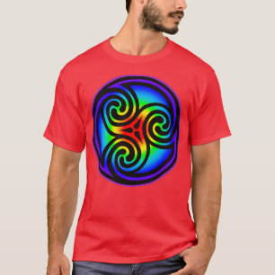 Camiseta Espiral triple celta