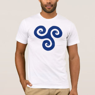 Camiseta espiral triple céltica