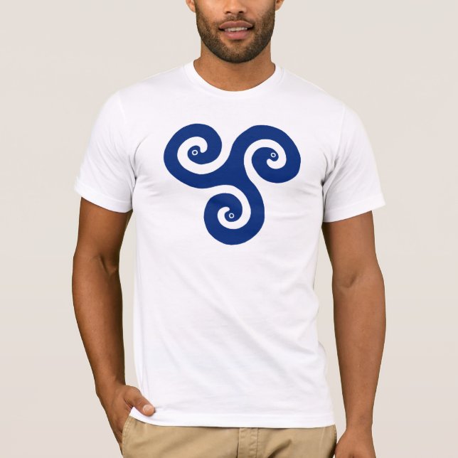Camiseta espiral triple céltica (Anverso)