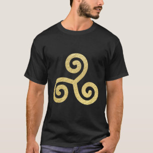 Camiseta Espirales celtas nudan antiguo símbolo gaélico