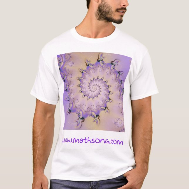 Camiseta Espirales de la lavanda (Anverso)