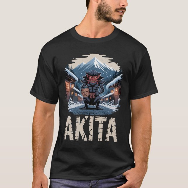 Camiseta Espíritu Akita Yokai  (Anverso)