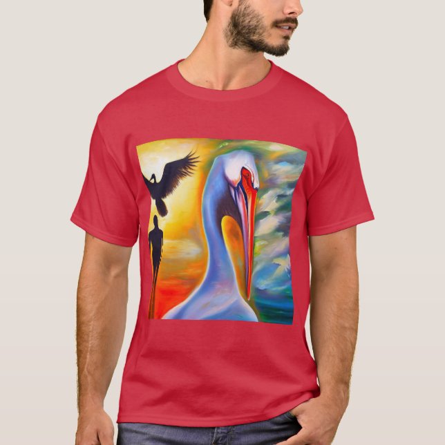 Camiseta Espíritu Animal Pelican 2 (Anverso)