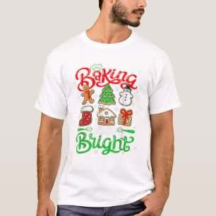 Camiseta Espíritu Brillante Donut Navidad