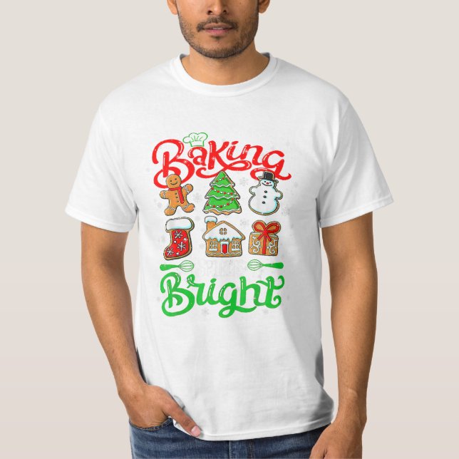 Camiseta Espíritu Brillante Donut Navidad (Anverso)