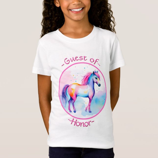 Camiseta Espíritu colorido Pony 24 Invitado de honor (Anverso)