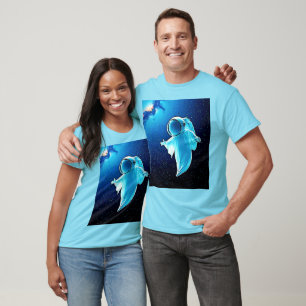 Camiseta Espíritu cósmico en el diseño espacial